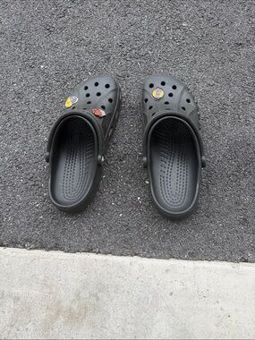 Men/Women Black Slip-On Crocs